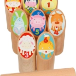 Joc viking Kubb cu animăluțe