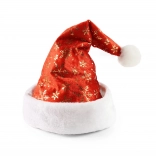 Căciulă de Crăciun cu fulgi aurii