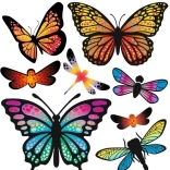 Aplikații termice cu fluturi curcubeu