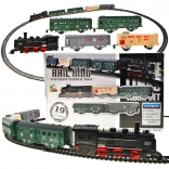 Trenuleț electric cu locomotivă și vagoane