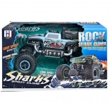 Mașină RC Rock Shark cu efect de ceață – albastru