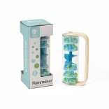 Clasică toba ploii cu biluțe – albastră