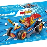 Playmobil Funstars Racing: luptător – set de curse cu motor cu întoarcere