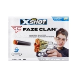Lansator X-Shot Skins Menace FaZe cu 4 săgeți