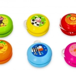 yo-yo din lemn cu animăluțe vesele