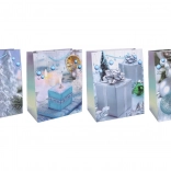 Pungă cadou de Crăciun L 31 × 40 × 12 cm