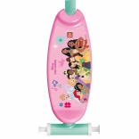 Trotinetă tricoloră pentru copii Princess cu săculeț