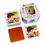 Pexeso Anul copiilor – rezistent la apă, 64 de cartonașe în cutie metalică