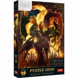 Puzzle TREFL Premium Plus Urzeala tronurilor: Casa Dragonului 1000 piese