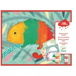 Pictura cu degetele pentru cei mici Animăluțe de la Djeco