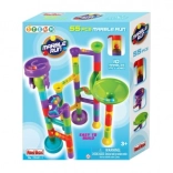 Pistă de bile din plastic, 55 piese