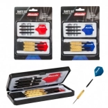 Set de săgeți pentru darts cu vârfuri metalice și husă, 3 buc.