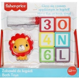 Jucărie de baie Litere și cifre cu figurină leu Fisher Price