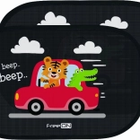 FreeON parasolare auto cu animăluțe, UPF 50+, 48 × 31 cm
