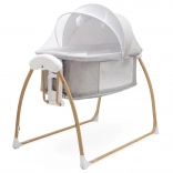 Pătuț inteligent pentru copii NEW BABY 3 în 1 cu leagăn și țarc de joacă