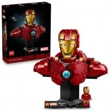 lego marvel bustul lui iron man mk4 76327