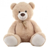 Urs de pluș 130 cm cu fundiță