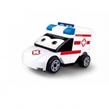 Sluban mașinuță de jucărie cu ochi Ambulanță