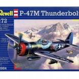 Model din plastic al avionului P-47 Thunderbolt