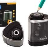 Ascuțitoare electrică neagră pentru creioane 6-8 mm