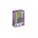 Mini puzzle cu animăluțe 54 piese – mix de motive