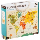 Petit Collage puzzle de podea Lumea noastră