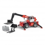Bruder încărcător telescopic MANITOU MRT 2150 cu accesorii 1:16