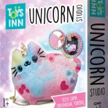 set de cusut – poșetă unicorn pentru copii
