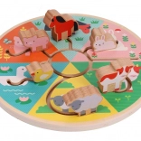 Labirint motric Ferma cu animăluțe de la Petit Collage