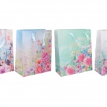 Pungă cadou L, 40 × 30 × 12 cm – mix de motive pentru tot anul