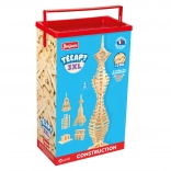 Jeujura set de construcție din lemn Técap 3XL – 300 piese