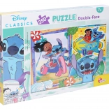 Puzzle față-verso Lilo & Stitch 250 piese (50 × 35 cm)