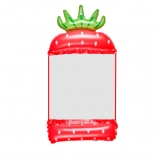 Plasă de leagăn gonflabilă pentru apă în formă de căpșună