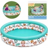 Piscină gonflabilă pentru copii Safari Animăluțe 122 cm