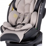Scaun auto pentru copii Chipolino Hypnotic i-Size 40–150 cm cu Isofix și bază rotativă 360° – Tiramisu