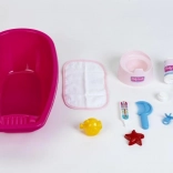 Cadă mare cu accesorii pentru păpuși