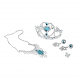 Set prințesă de iarnă cu accesorii – albastru