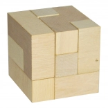 Detoa puzzle din lemn în formă de cub