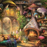 Puzzle Ravensburger Căsuța-ciupercă 1000 piese