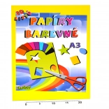 Hârtie colorată A3 180 g/m², 10 coli