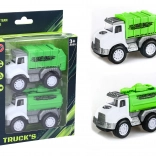 Mașinuțe de curățenie cu mecanism inerțial – set 2 buc (10 cm)