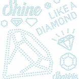 Aplicație termocolantă cu pietricele – strălucește ca un diamant