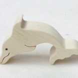 Fauna delfin din lemn