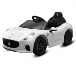 Mașinuță electrică MASERATI GranTurismo Baby Mix albă