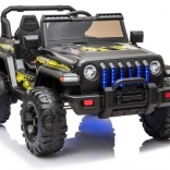 Mașină electrică pentru copii tip jeep off-road, neagră