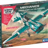 Clementoni Science & Play laborator mecanic – avioane și elicoptere 10 în 1