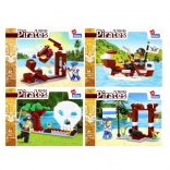 Set de construcție pirați cu accesorii – 4 variante