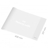 hârtie de protecție pentru caiet de note, transparentă și groasă