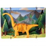 EscapeWelt 3D puzzle lemn Brontosaurus