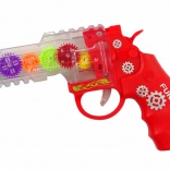 Pistoale cu lumini și sunete colorate - roșu